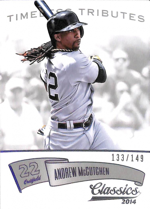 2014 Classics Timeless Tributes Silver #8 Andrew McCutchen