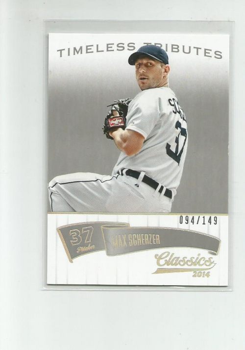 2014 Classics Timeless Tributes Silver #93 Max Scherzer