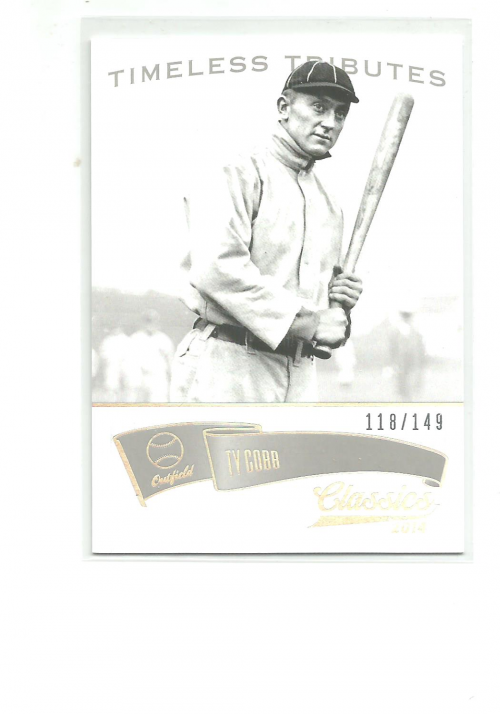 2014 Classics Timeless Tributes Silver #139 Ty Cobb