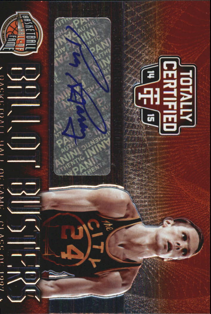 2014-15 Totally Certified Ballot Busters Signatures #BBRB Rick Barry/60