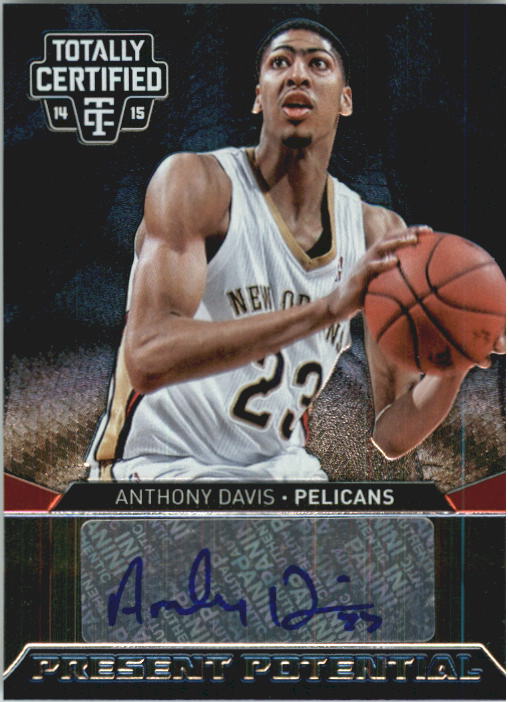 2014-15 Totally Certified Present Potential Signatures #PPSAD Anthony Davis