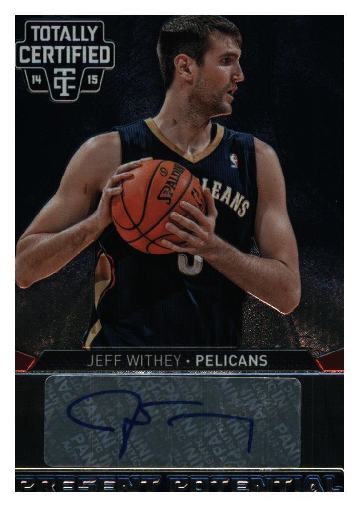 2014-15 Totally Certified Present Potential Signatures #PPSJW Jeff Withey