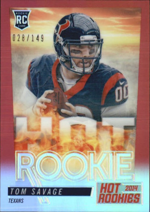 2014 Panini Hot Rookies Hot Rookies Prizm Red #HRTS Tom Savage