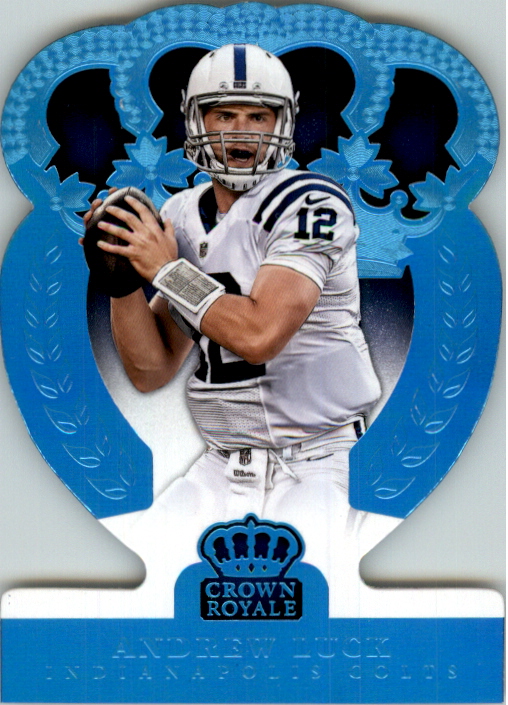 2014 Crown Royale Retail Blue Holofoil #66 Andrew Luck
