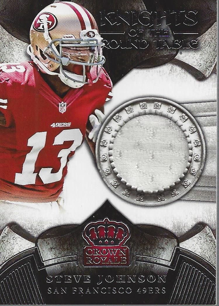2014 Crown Royale Knights of the Round Table Materials #KRSJ Steve Johnson/399