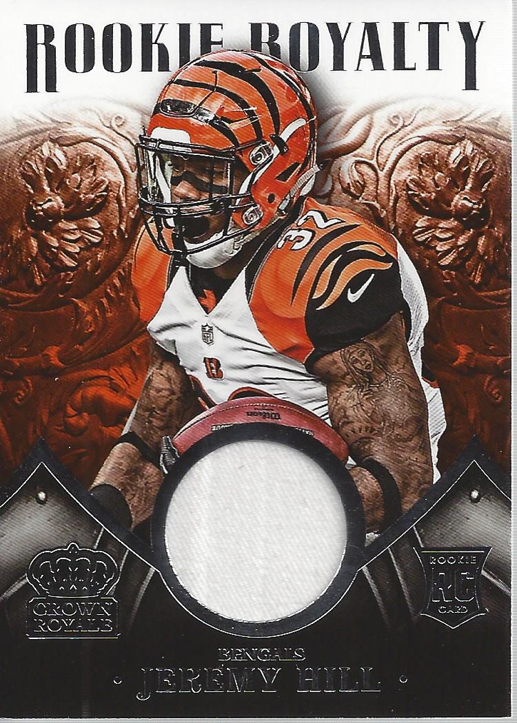 2014 Crown Royale Rookie Royalty Materials #RR32 Jeremy Hill/499