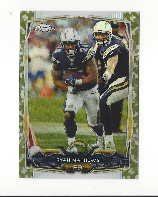 2014 Topps Chrome Camo Refractors #43 Ryan Mathews