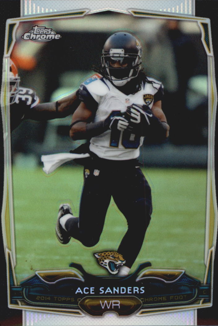 2014 Topps Chrome Black Refractors #48 Ace Sanders