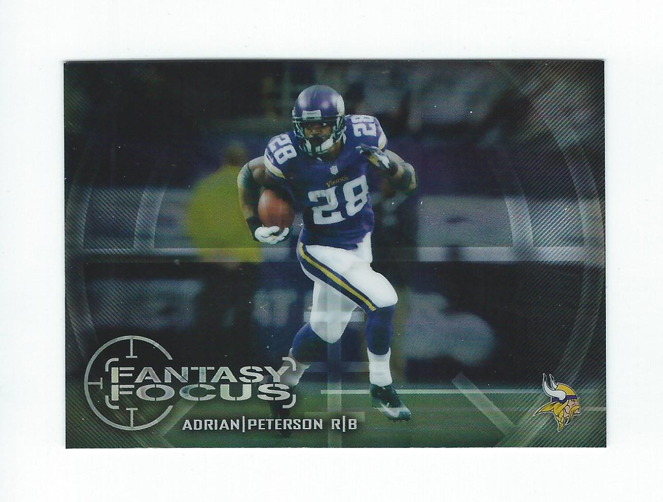 2014 Topps Chrome Fantasy Focus #FFAP Adrian Peterson