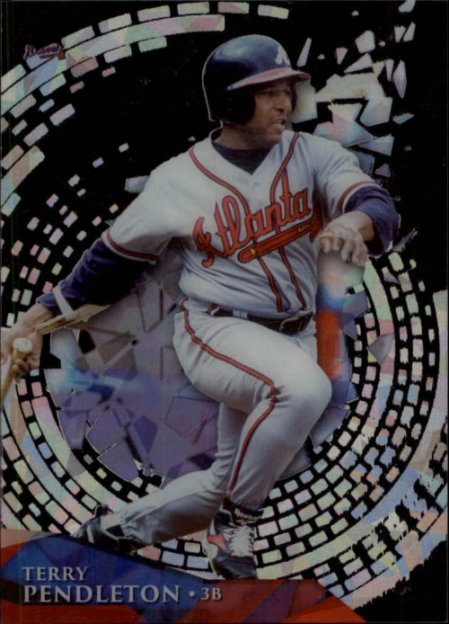 2014 Topps High Tek Spiral Bricks Ice Diffractor 75 #HTTP Terry Pendleton