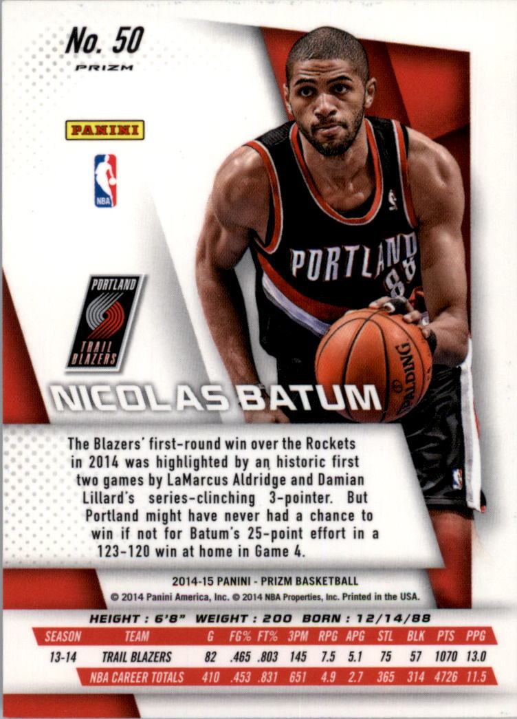 2014-15 Panini Prizm Prizms (argento) SCEGLI TU - Foto 39 di 152