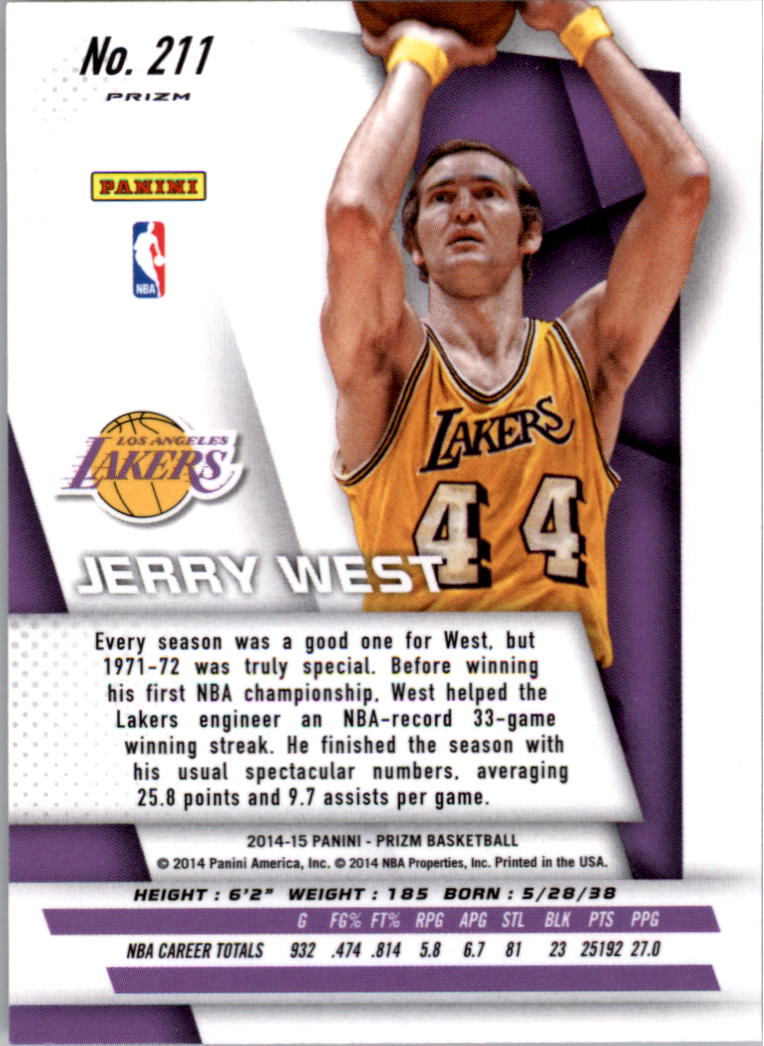 2014-15 Panini Prizm Prizms (argento) SCEGLI TU - Foto 128 di 152