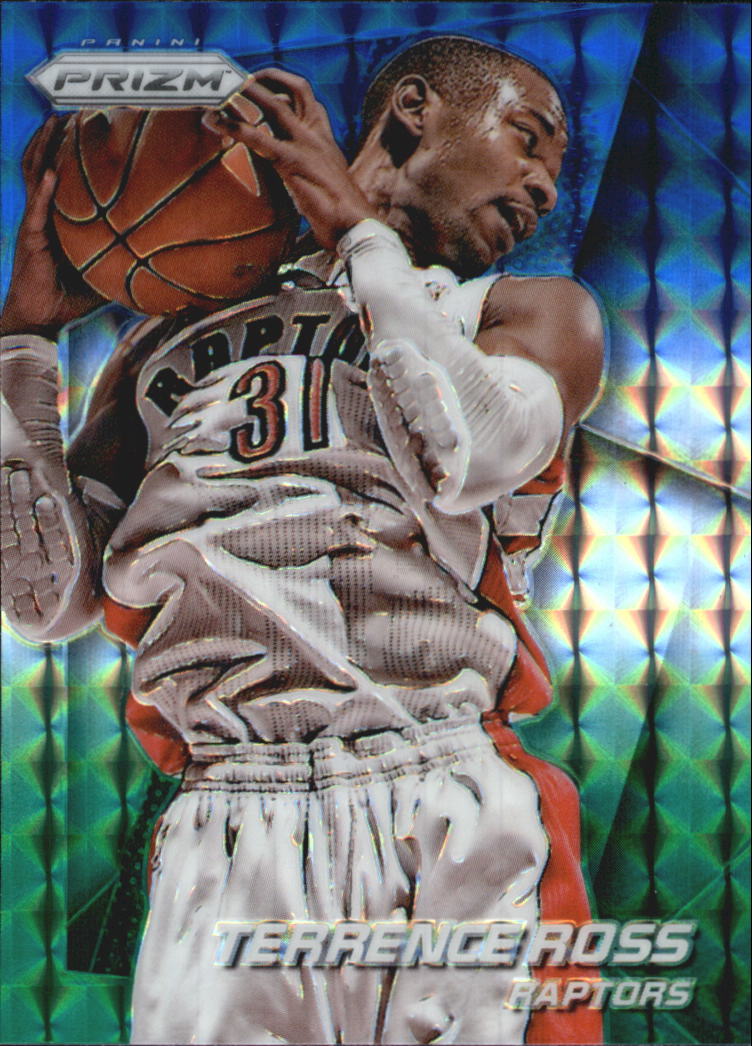 2014-15 Panini Prizm Prizms Blue and Green Mosaic #4 Terrence Ross
