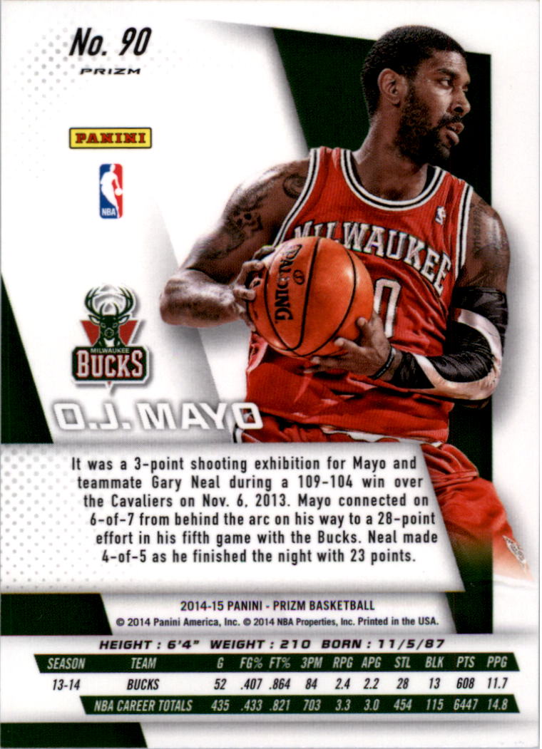 Panini Prizm Prizms 2014-15 verde TÚ ELIGES - Imagen 63 de 166