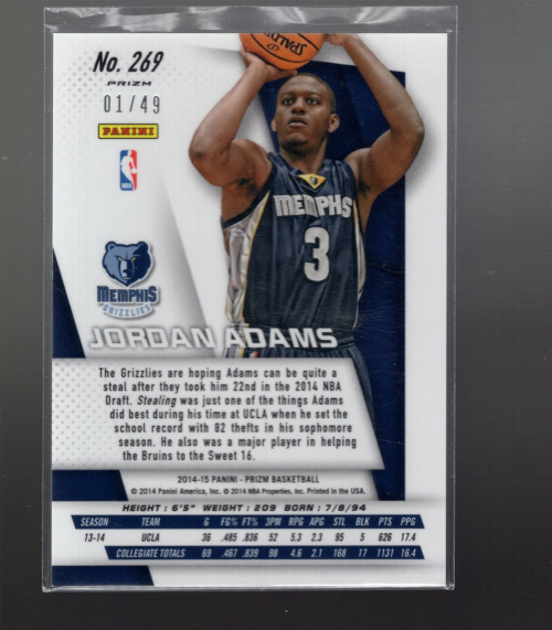 B3056- 2014-15 Panini Prizm Bk #s 1-300 +Inserts -You Pick- 15+ FREE US SHIP - Picture 448 of 457