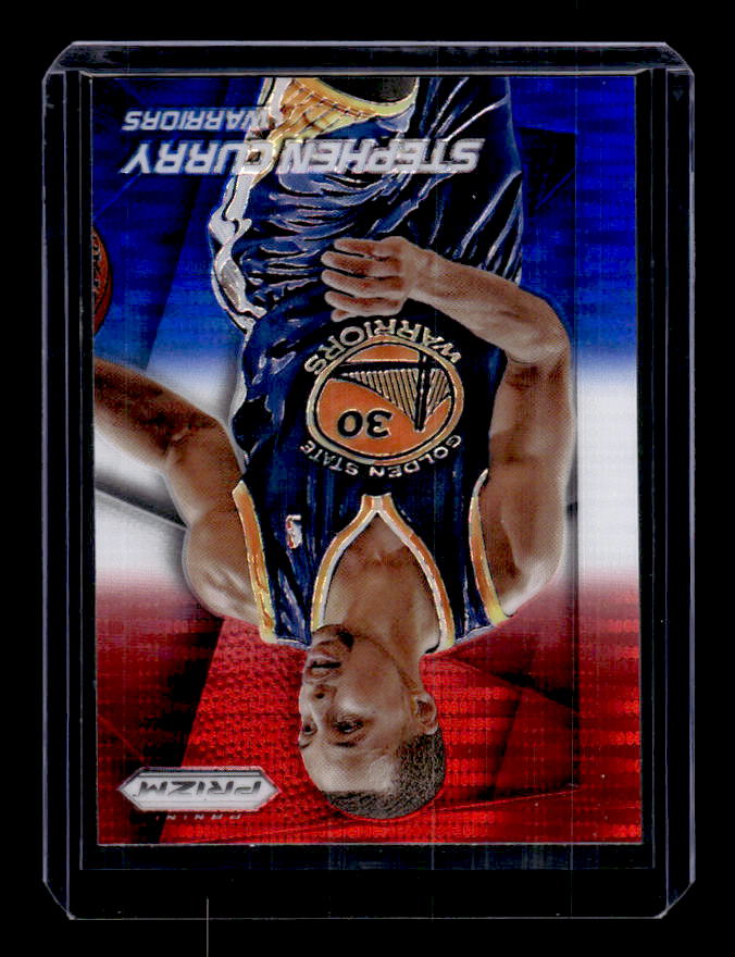 2014-15 Panini Prizm Prizms Red White and Blue Pulsar #92 Stephen Curry