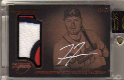 2014 Topps Dynasty Autograph Patches #APFF1 Freddie Freeman