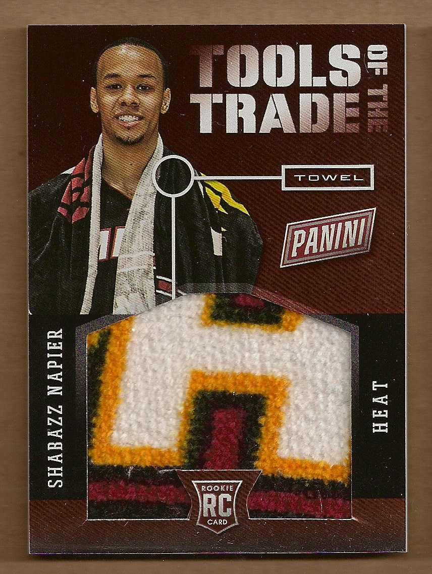 2014 Panini Black Friday Tools of the Trade Towels 1/1 #7 Shabazz Napier
