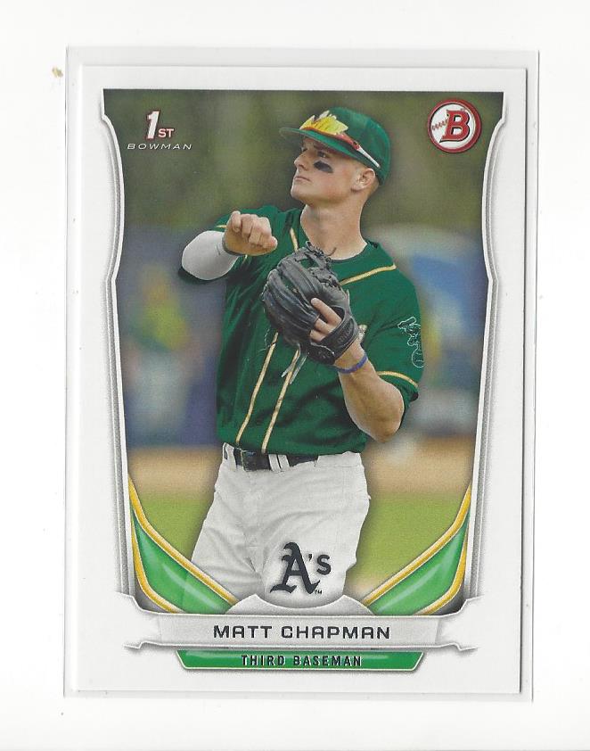 2014 Bowman Draft #DP21 Matt Chapman