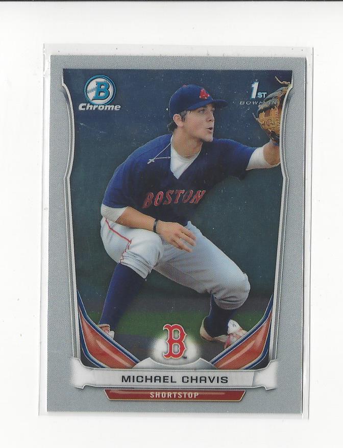 2014 Bowman Chrome Draft #CDP22 Michael Chavis