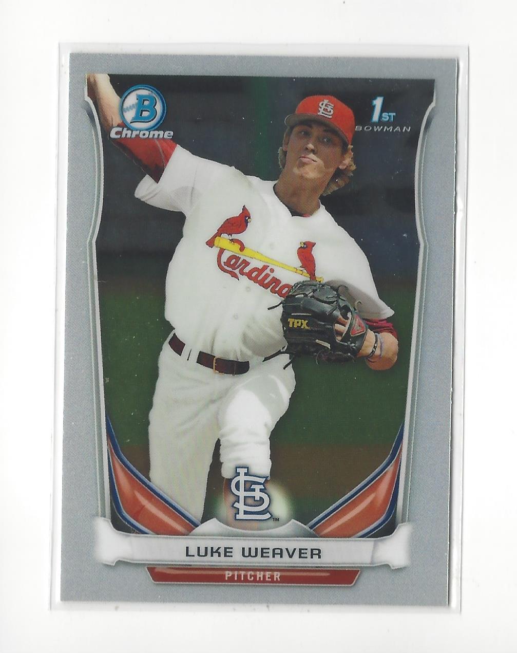 2014 Bowman Chrome Draft #CDP23 Luke Weaver