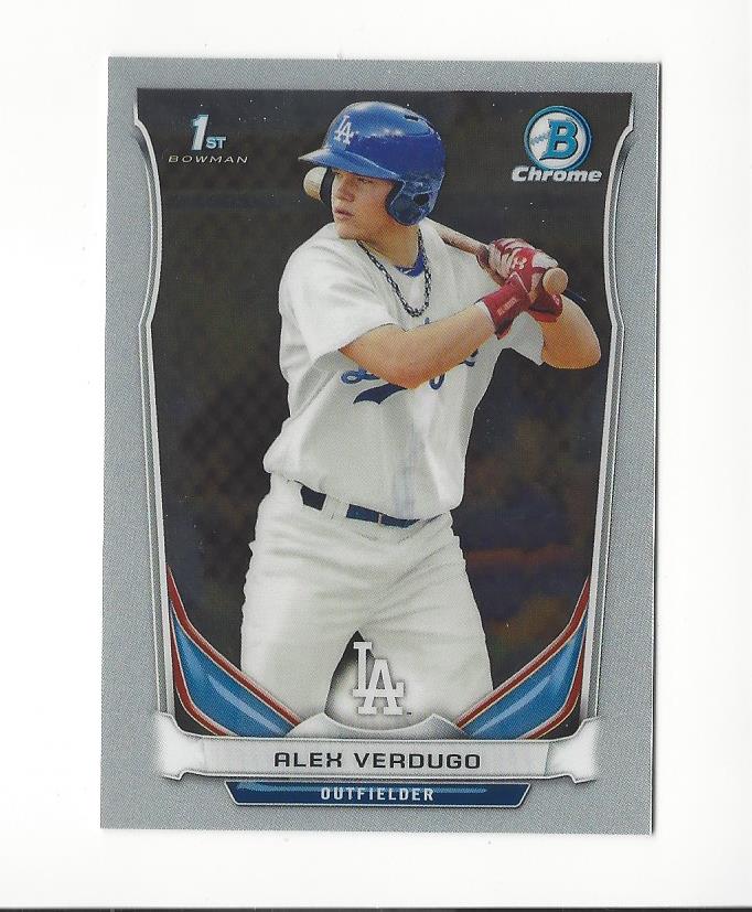 2014 Bowman Chrome Draft #CDP59 Alex Verdugo