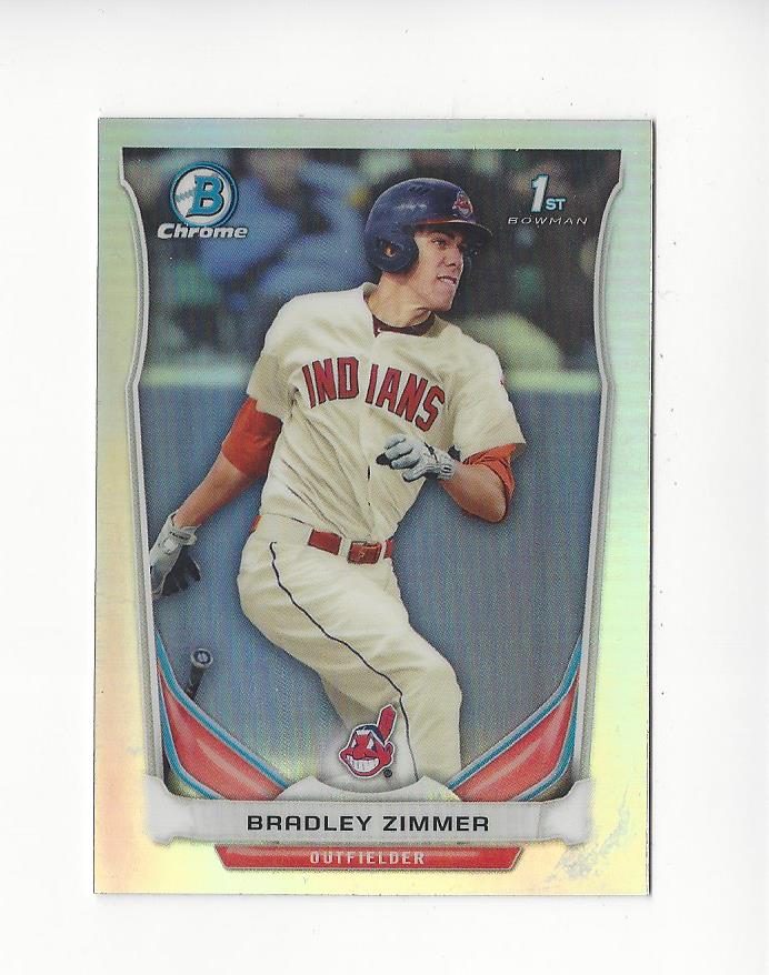 2014 Bowman Chrome Draft Refractors #CDP17 Bradley Zimmer