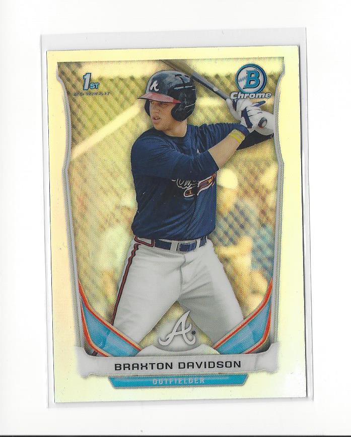 2014 Bowman Chrome Draft Refractors #CDP28 Braxton Davidson