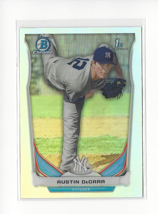 2014 Bowman Chrome Draft Refractors #CDP60 Austin DeCarr
