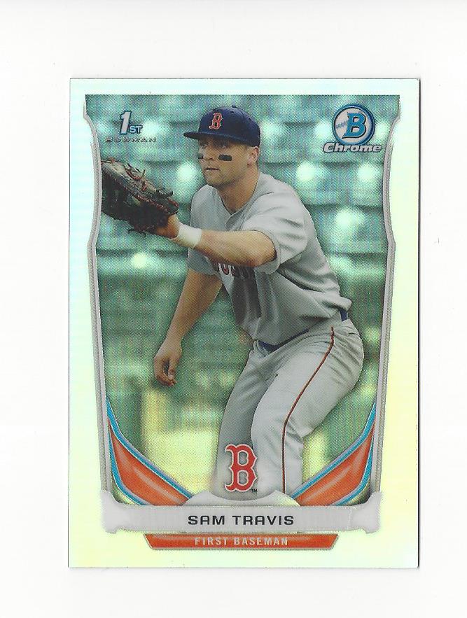 2014 Bowman Chrome Draft Refractors #CDP61 Sam Travis