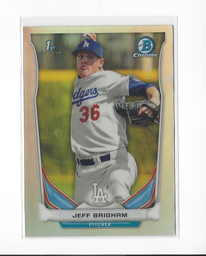 2014 Bowman Chrome Draft Refractors #CDP66 Jeff Brigham
