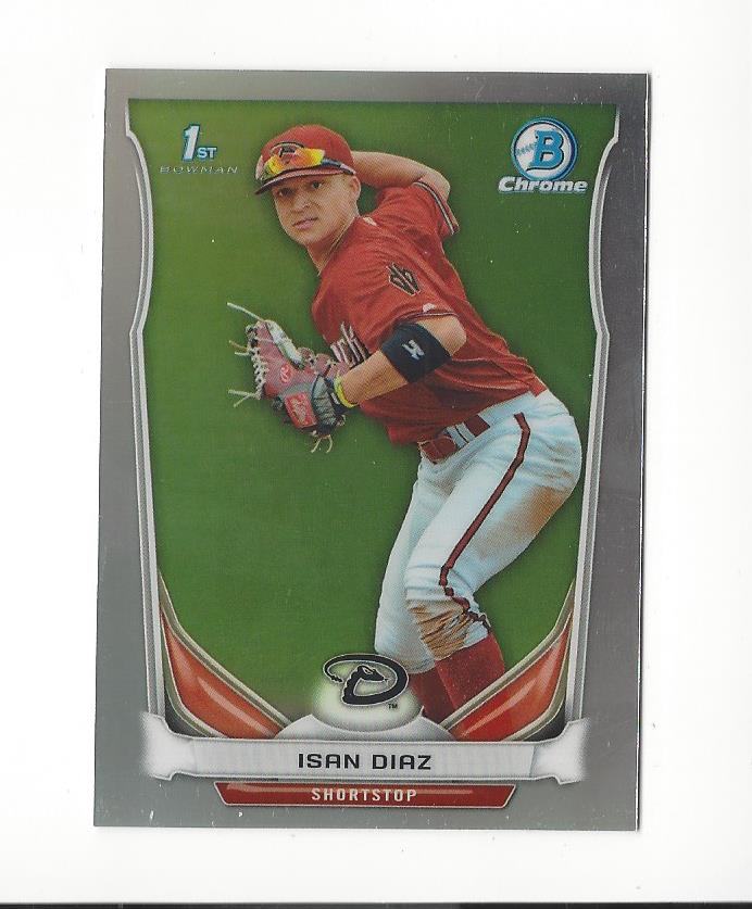 2014 Bowman Chrome Draft Refractors #CDP75 Isan Diaz