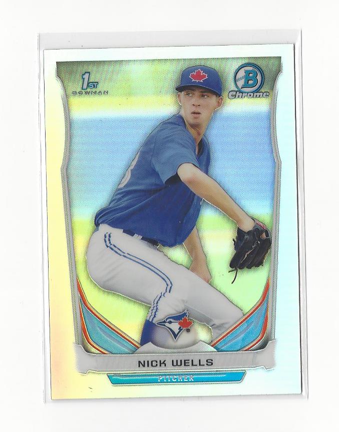2014 Bowman Chrome Draft Refractors #CDP89 Nick Wells