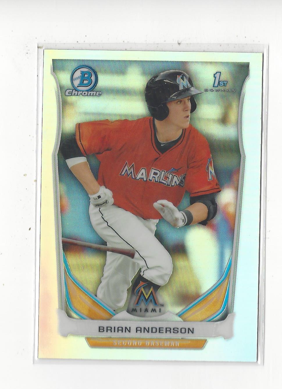 2014 Bowman Chrome Draft Refractors #CDP91 Brian Anderson
