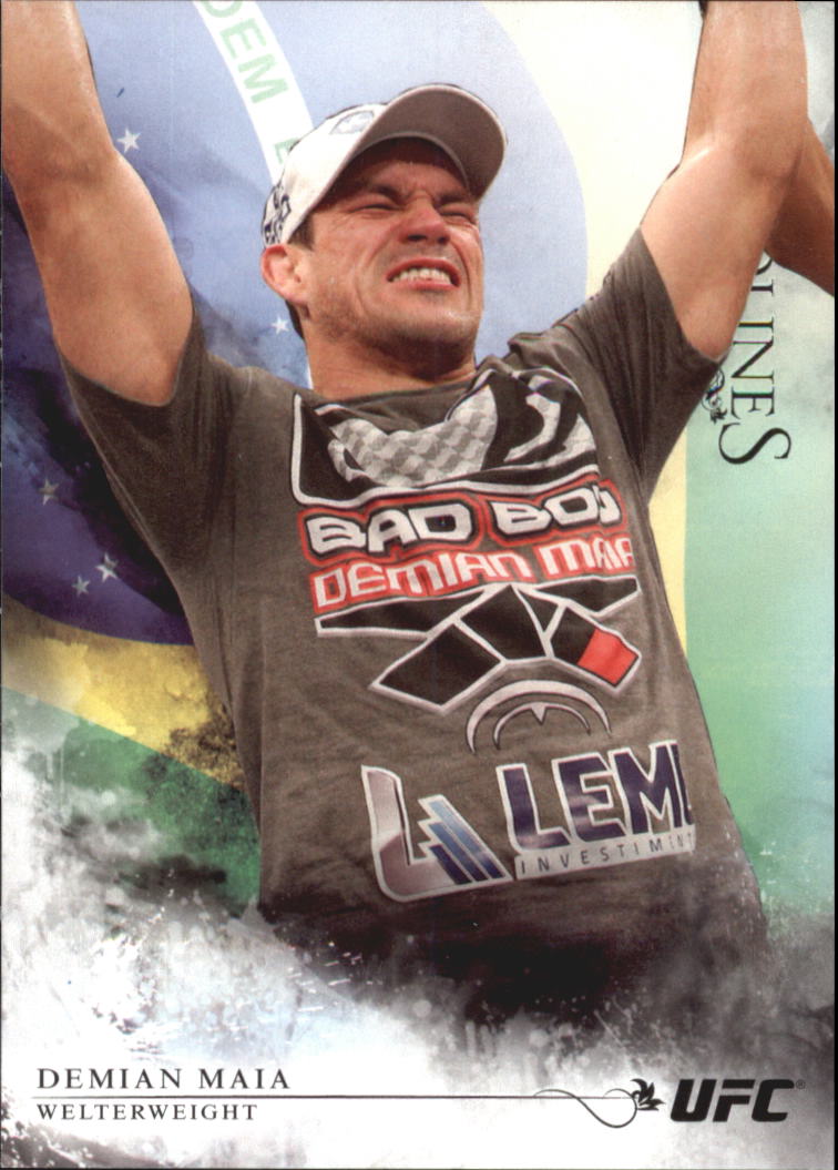 2014 Topps UFC Bloodlines Flag Parallel #91 Demian Maia