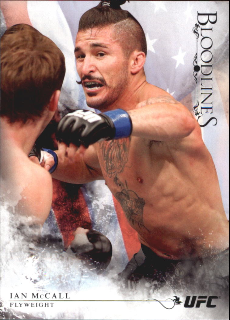 2014 Topps UFC Bloodlines Flag Parallel #96 Ian McCall