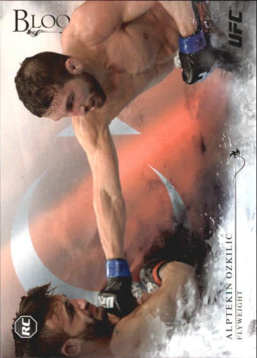 2014 Topps UFC Bloodlines Flag Parallel #117 Alptekin Ozkilic