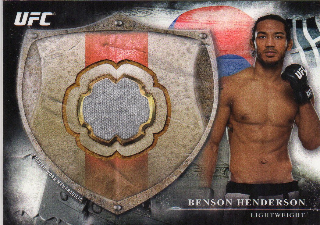 2014 Topps UFC Bloodlines Fighter Relics #BFRBH Benson Henderson