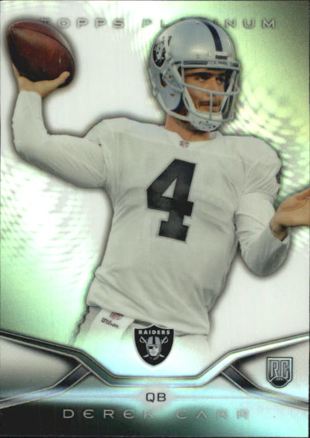 2014 Topps Platinum #102 Derek Carr RC