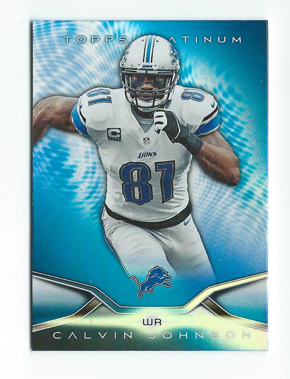 2014 Topps Platinum Football Blue Wave Refractor Parallel Singles - You Choose - Picture 41 of 159