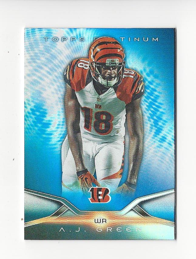 2014 Topps Platinum Football Blue Wave Refractor Parallel Singles - You Choose - Picture 53 of 159