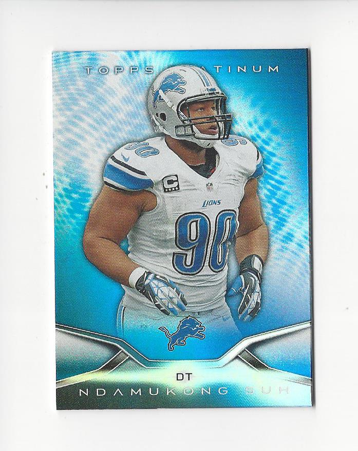 2014 Topps Platinum Football Blue Wave Refractor Parallel Singles - You Choose - Picture 86 of 159