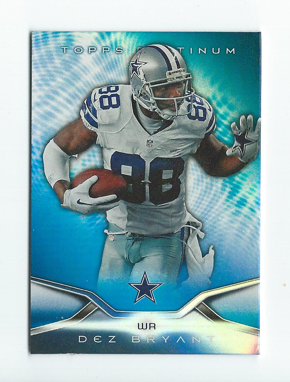 2014 Topps Platinum Football Blue Wave Refractor Parallel Singles - You Choose - Picture 93 of 159