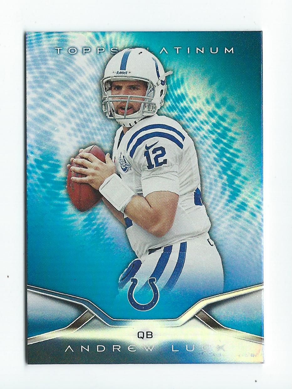 2014 Topps Platinum Football Blue Wave Refractor Parallel Singles - You Choose - Picture 104 of 159