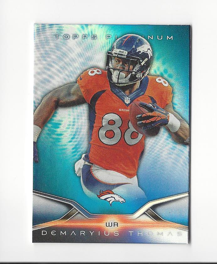 2014 Topps Platinum Football Blue Wave Refractor Parallel Singles - You Choose - Picture 157 of 159