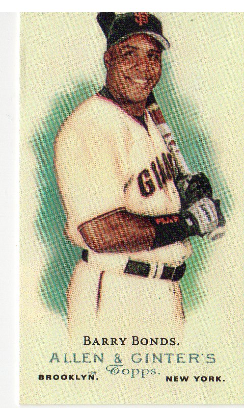 2006 Topps Allen and Ginter Hawaii Trade Conference #1 Barry Bonds