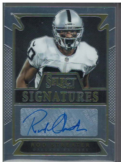 2014 Select Signatures #68 Rod Streater