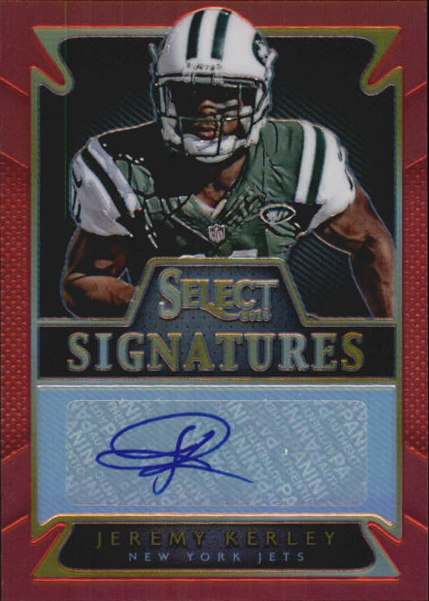 2014 Select Signatures Prizm Red #85 Jeremy Kerley/50