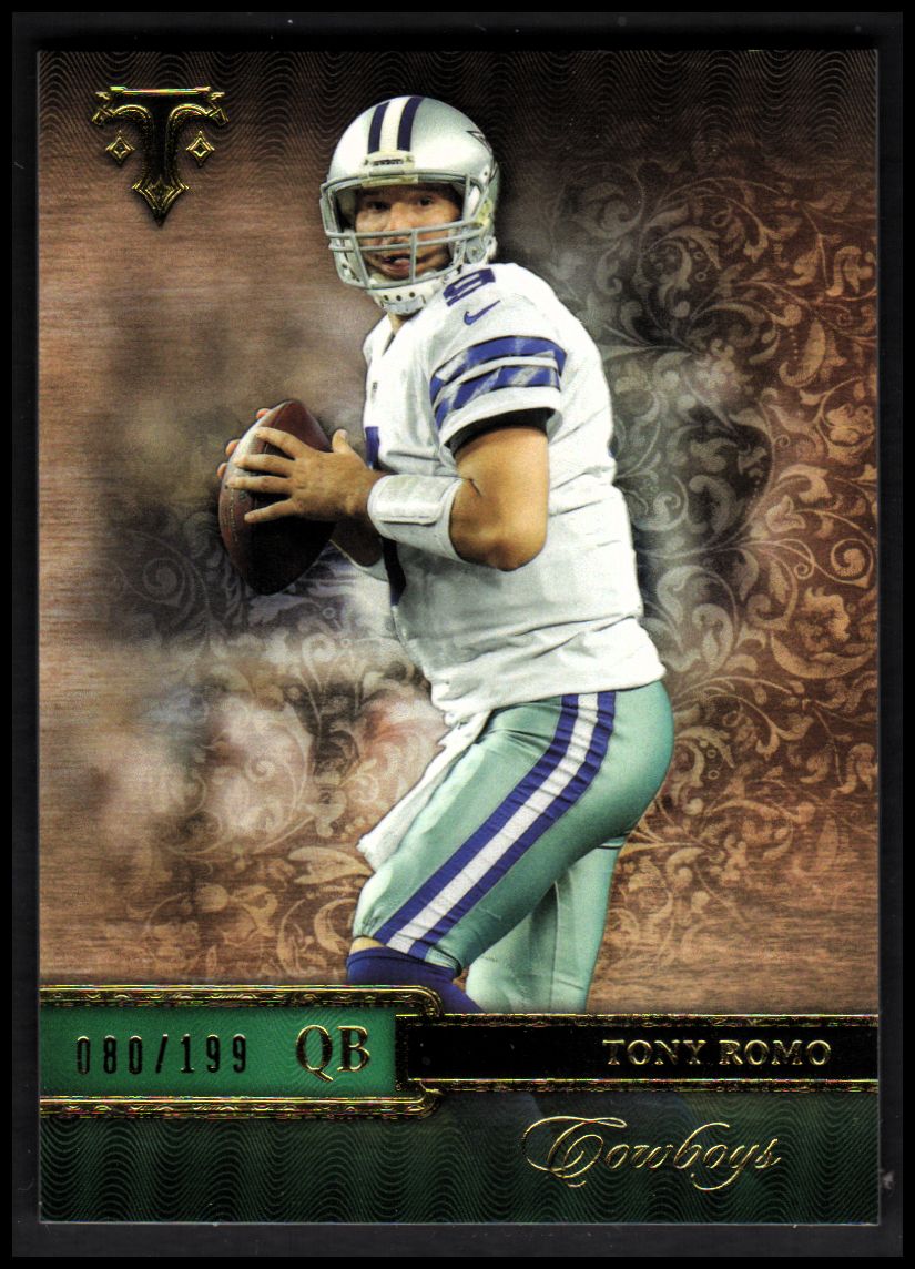 2014 Topps Triple Threads Emerald #25 Tony Romo