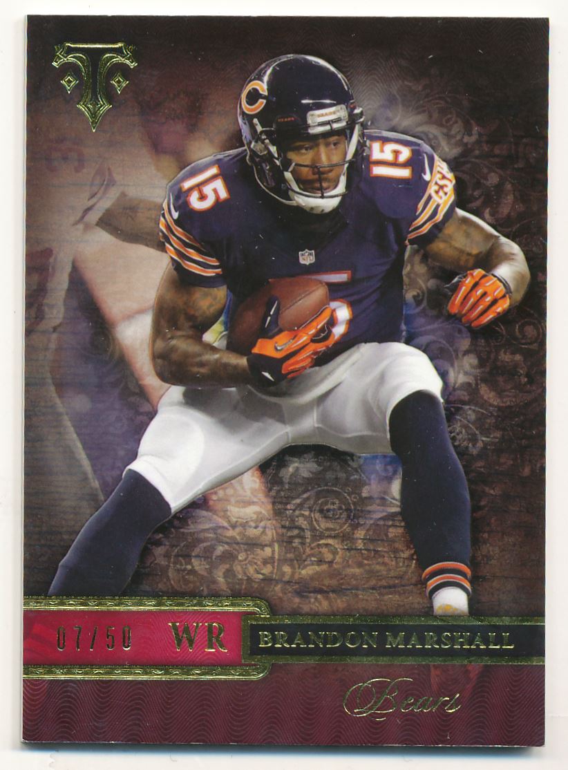2014 Topps Triple Threads Ruby #10 Brandon Marshall